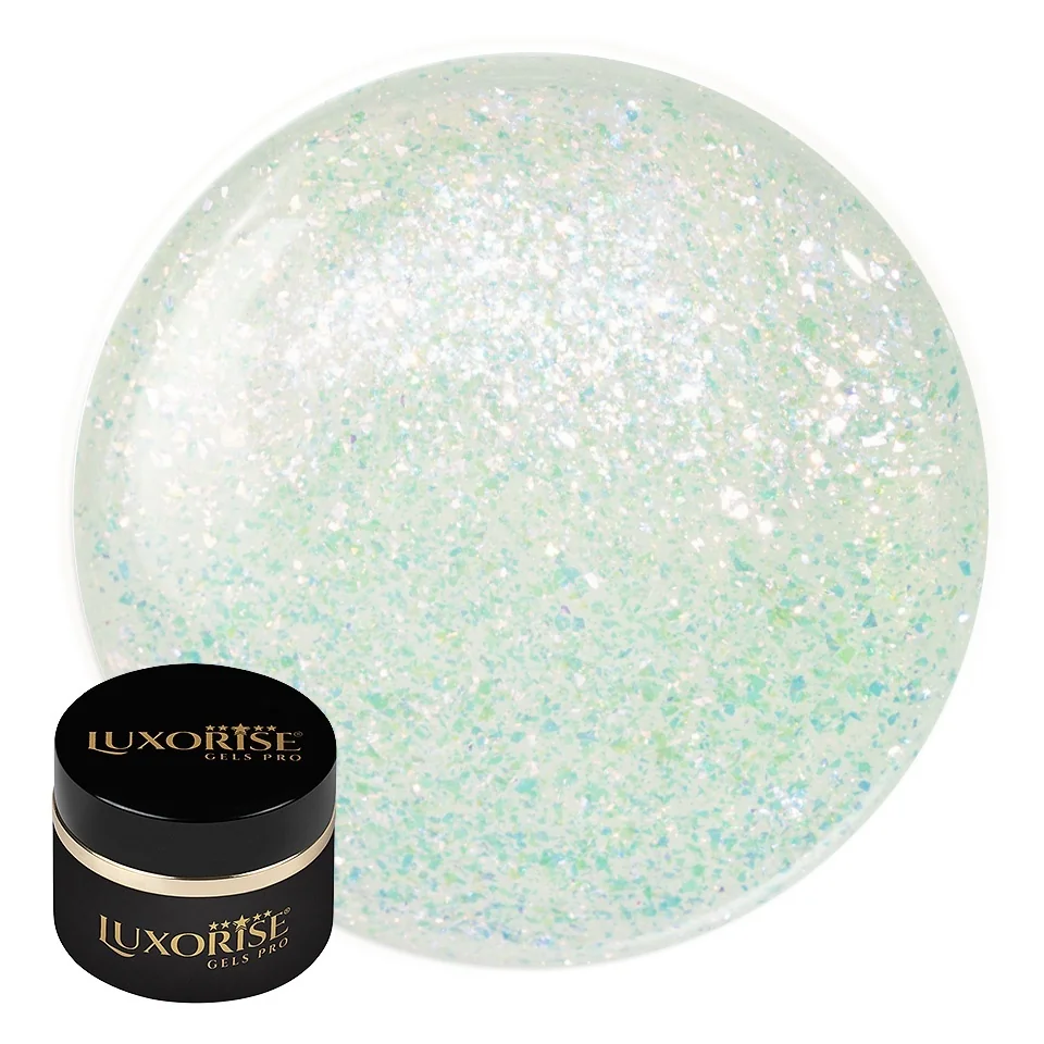 Gel UV Constructie Unghii RevoFlex Fairytale Shine LUXORISE 15ml, Diamond Pixie
