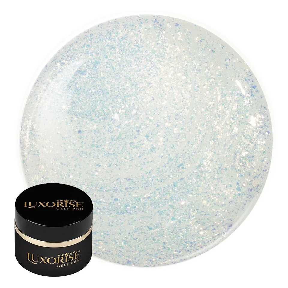 Gel UV Constructie Unghii RevoFlex Fairytale Shine LUXORISE 15ml, Whispering Waves