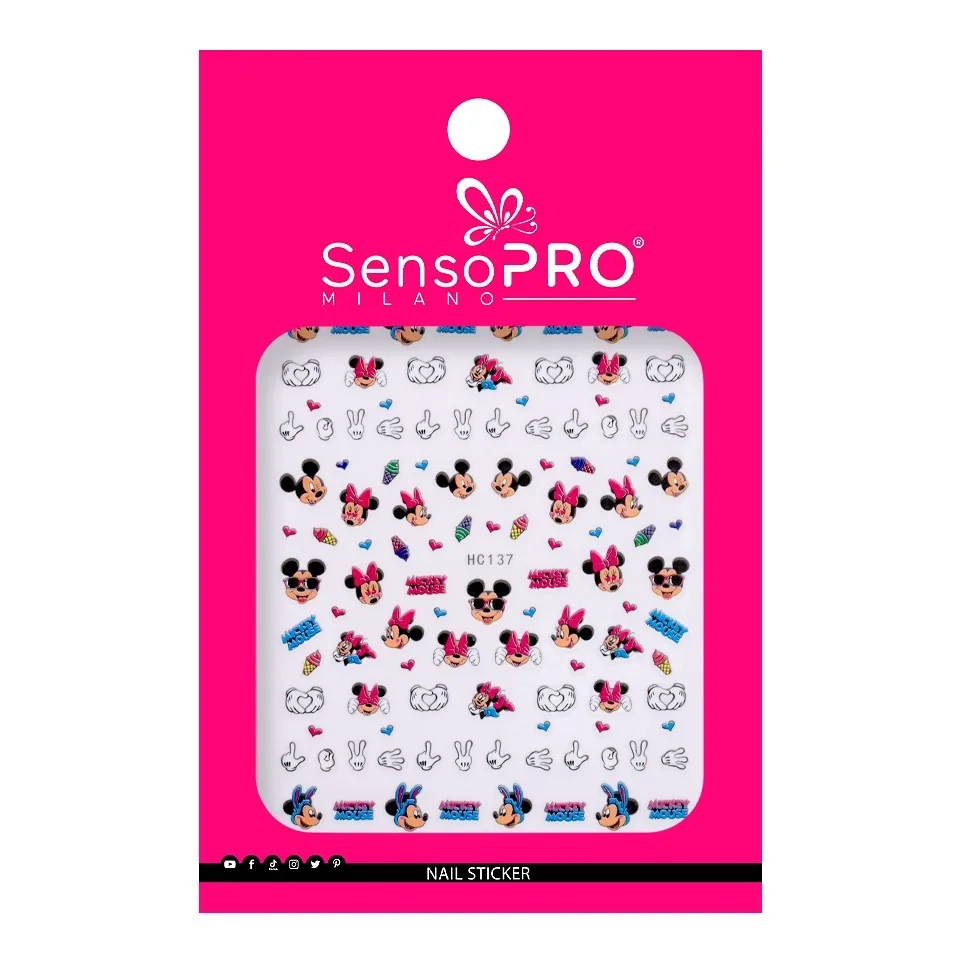 Abtibild Unghii SensoPRO Milano Cartoon Story, model HC-137