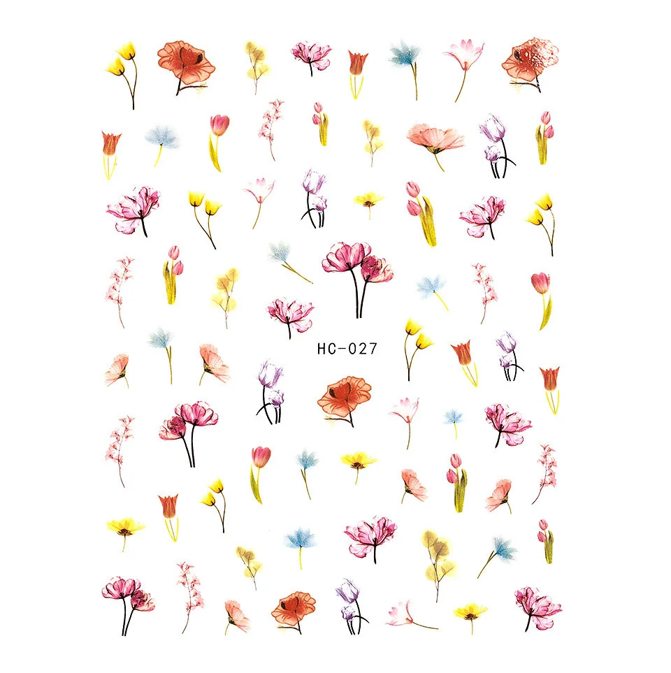 Abtibild Unghii SensoPRO Milano Flower Desire, model HC-027
