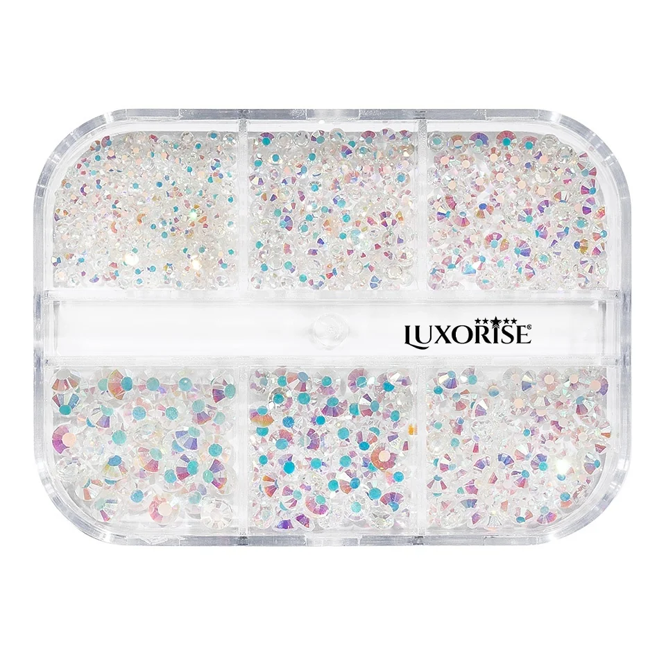 Strasuri Unghii LUXORISE Fantasy Lights, 6 modele