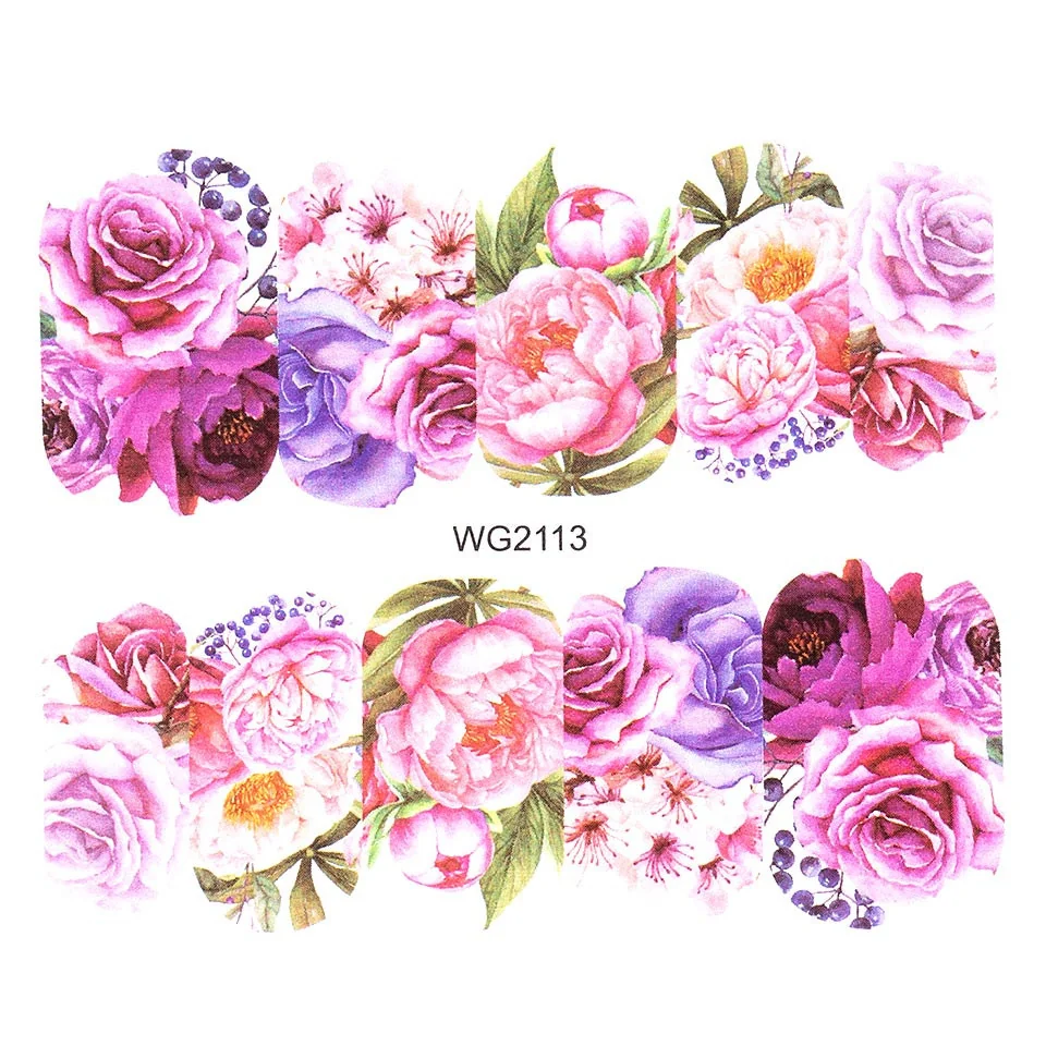 Tatuaj Unghii LUXORISE Flower Rave, WG2113
