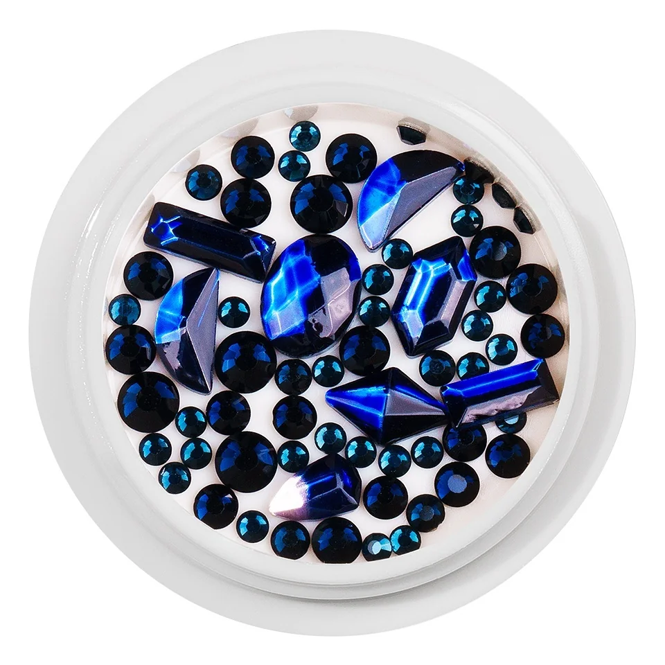 Cristale Unghii LUXORISE, Diamond Blue