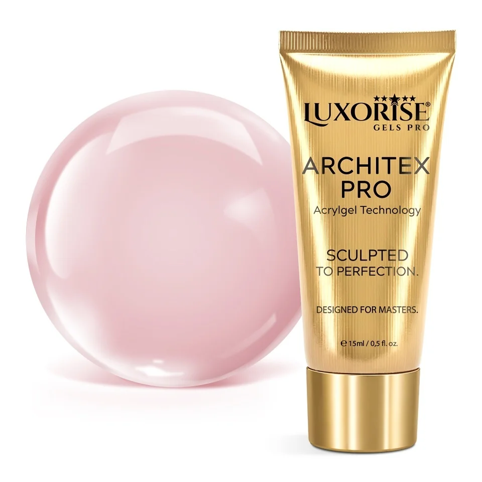 Polygel LUXORISE ARCHITEX PRO - Sculpted Nude Collection, Classy Nude, 15ml