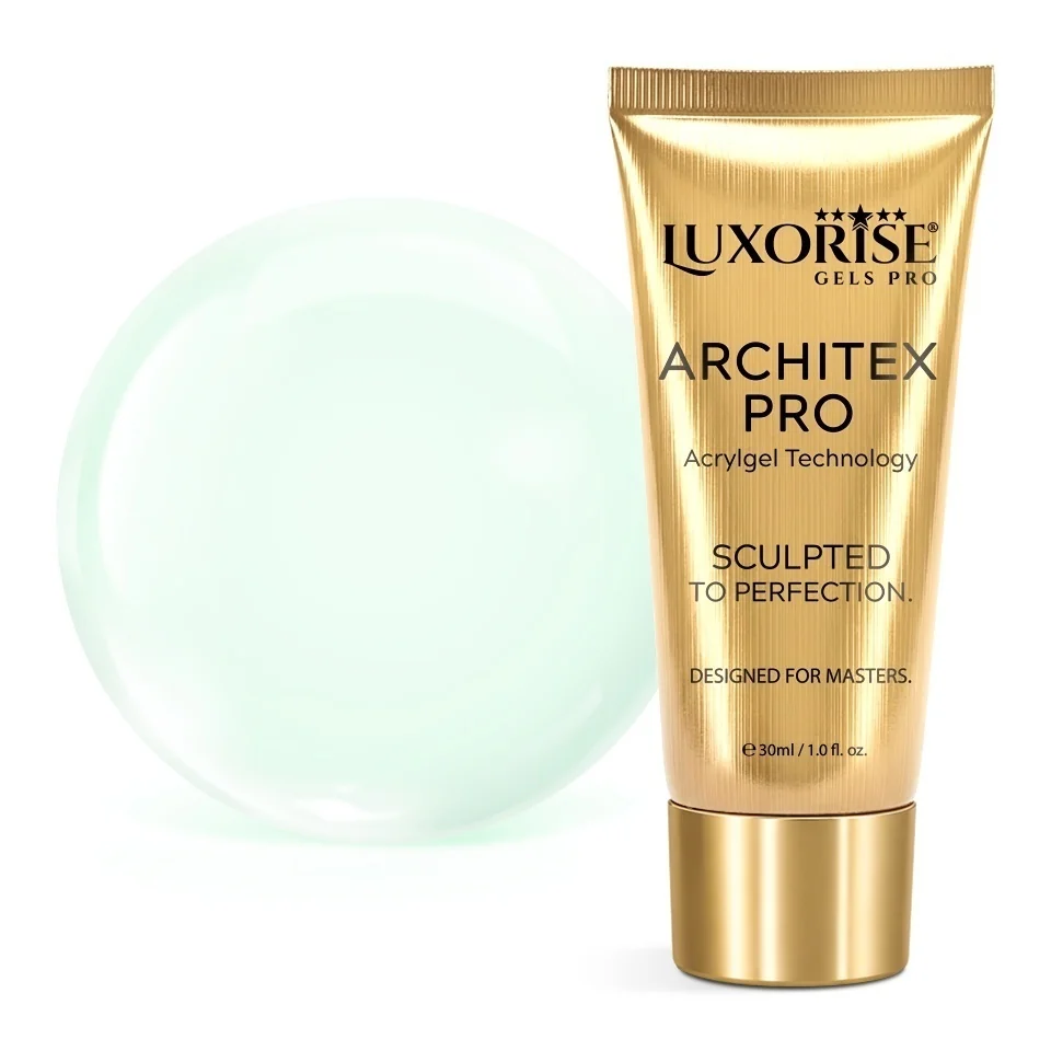 Polygel LUXORISE ARCHITEX PRO - Rare Sensations Collection, Matcha Pearl, 30ml