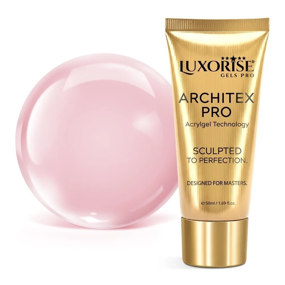 Polygel LUXORISE ARCHITEX PRO - Sculpted Nude Collection, Divine Blush, 50ml