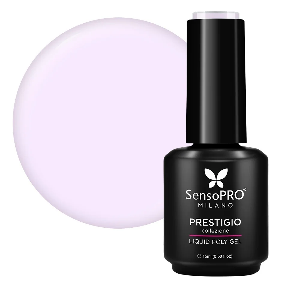 Polygel Lichid SensoPRO Milano PRESTIGIO, Angelic Blush, 15ml