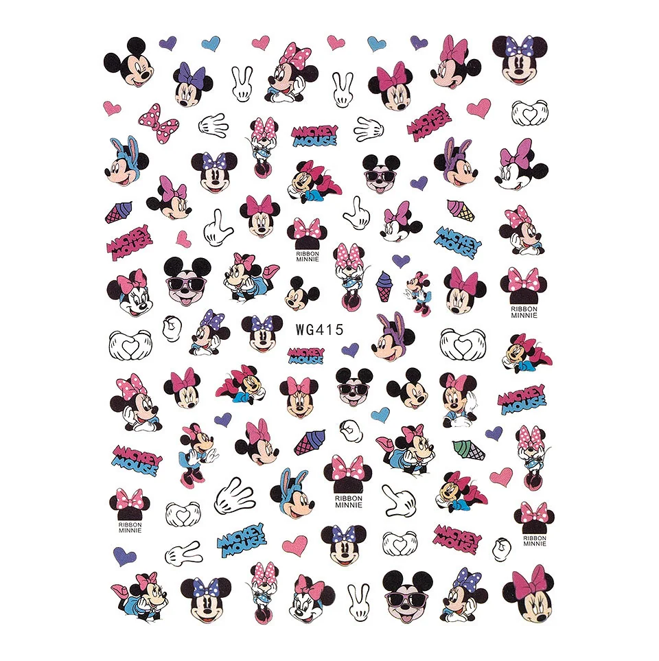 Abtibild Unghii SensoPRO Milano Cartoon Pop, model WG415