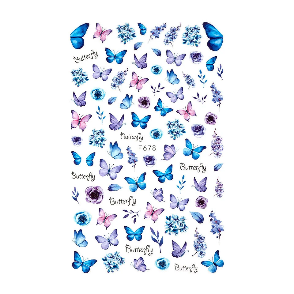 Abtibild Unghii SensoPRO Milano Butterfly Fly, model F678