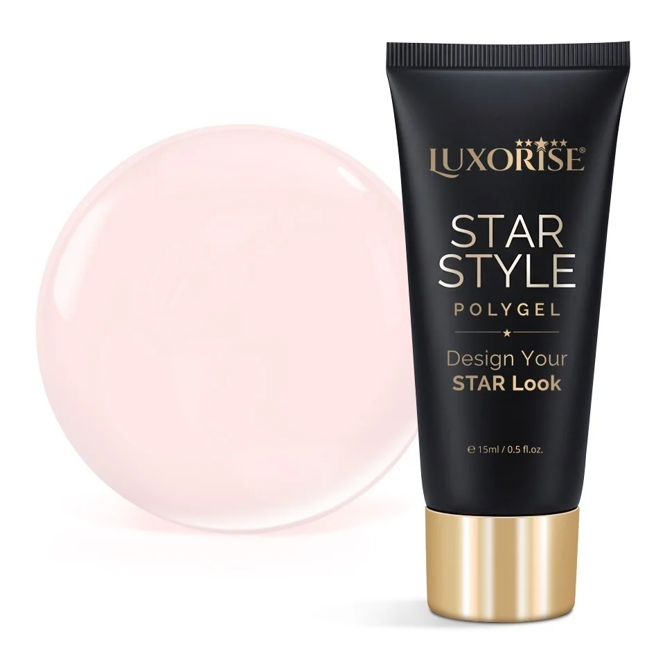 Polygel LUXORISE STAR STYLE - STAR NUDE Collection, Warm Backstage, 15ml