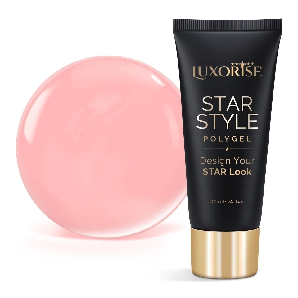 Polygel LUXORISE STAR STYLE - STAR ICON Collection, Coral Pink, 15ml