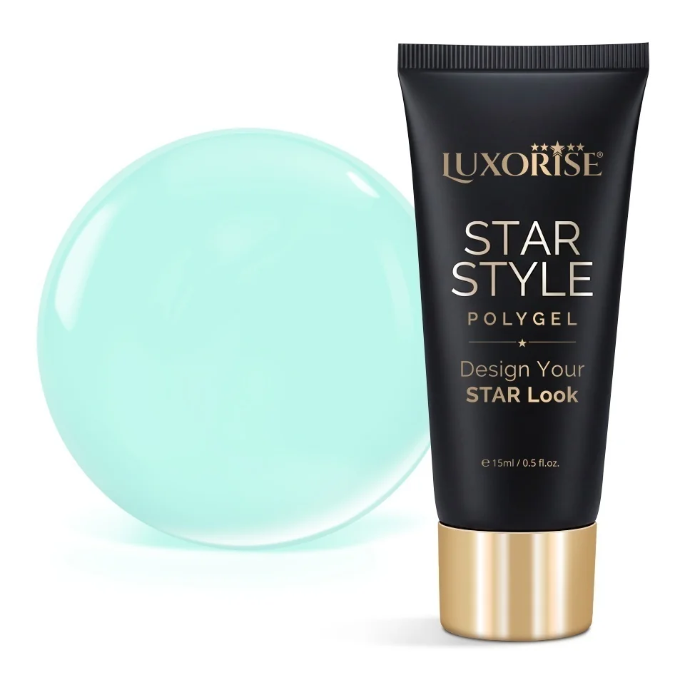 Polygel LUXORISE STAR STYLE - STAR DREAM Collection, Mint Reverie, 15ml