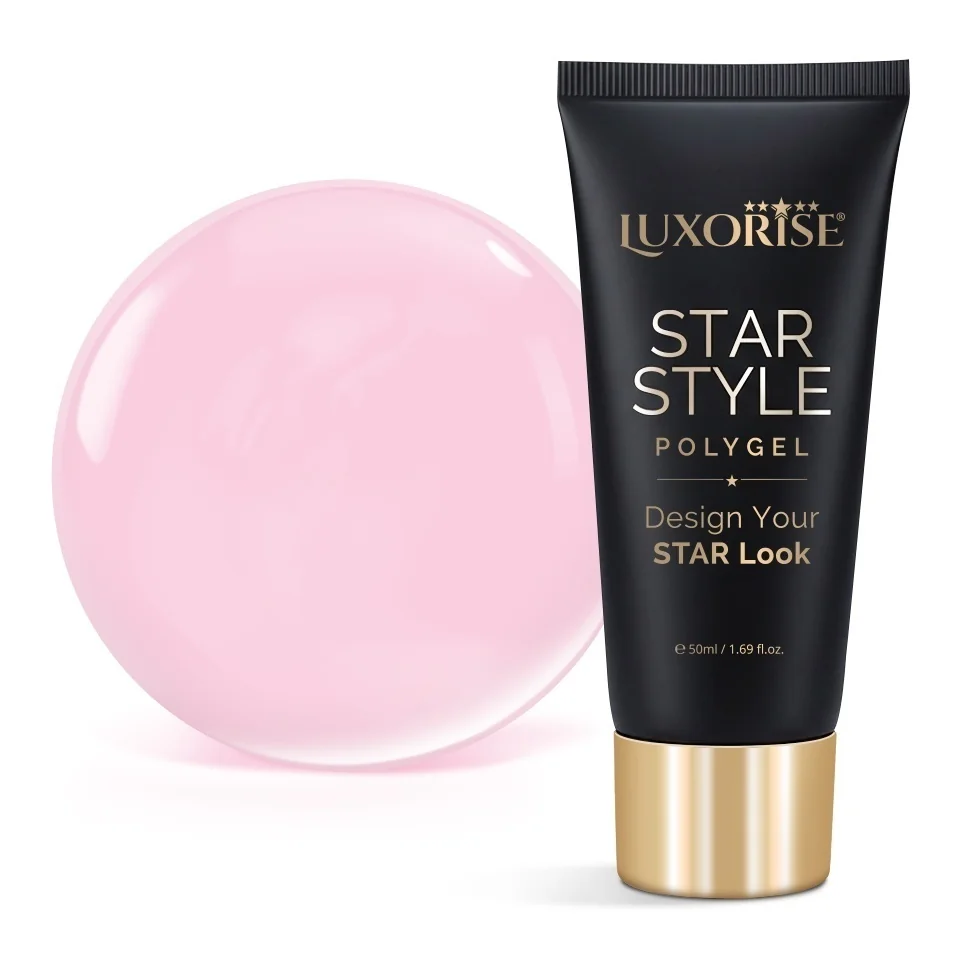 Polygel LUXORISE STAR STYLE - STAR PINK Collection, First Applause, 50ml