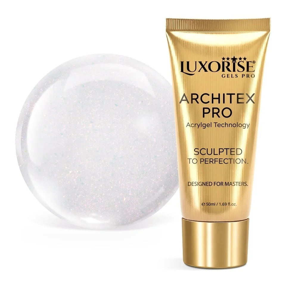 Polygel LUXORISE ARCHITEX PRO - Divine Sheen Collection, Angel Veil, 50ml
