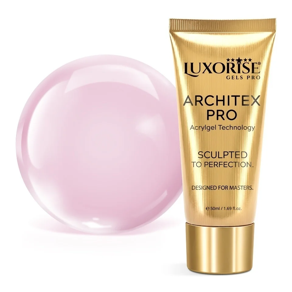 Polygel LUXORISE ARCHITEX PRO - Atelier Rosé Collection, Poetic Bloom, 50ml