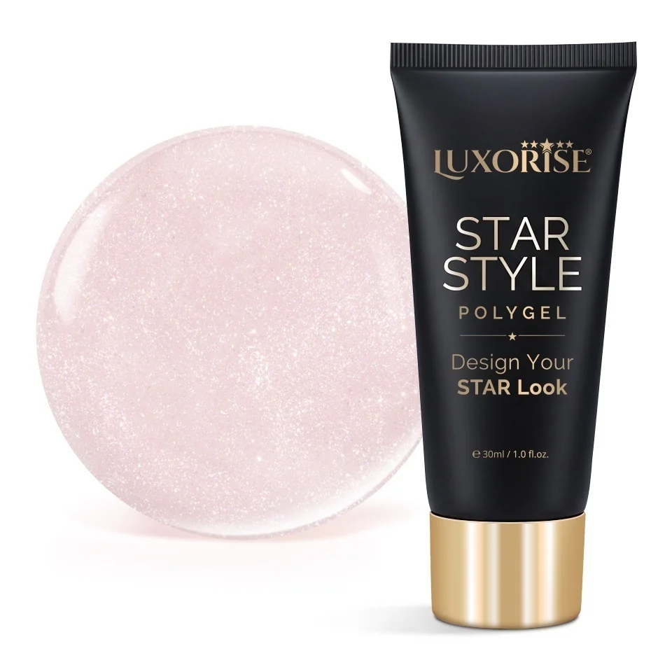 Polygel LUXORISE STAR STYLE - STAR SIGNATURE Collection, Exquisite Nude, 30ml