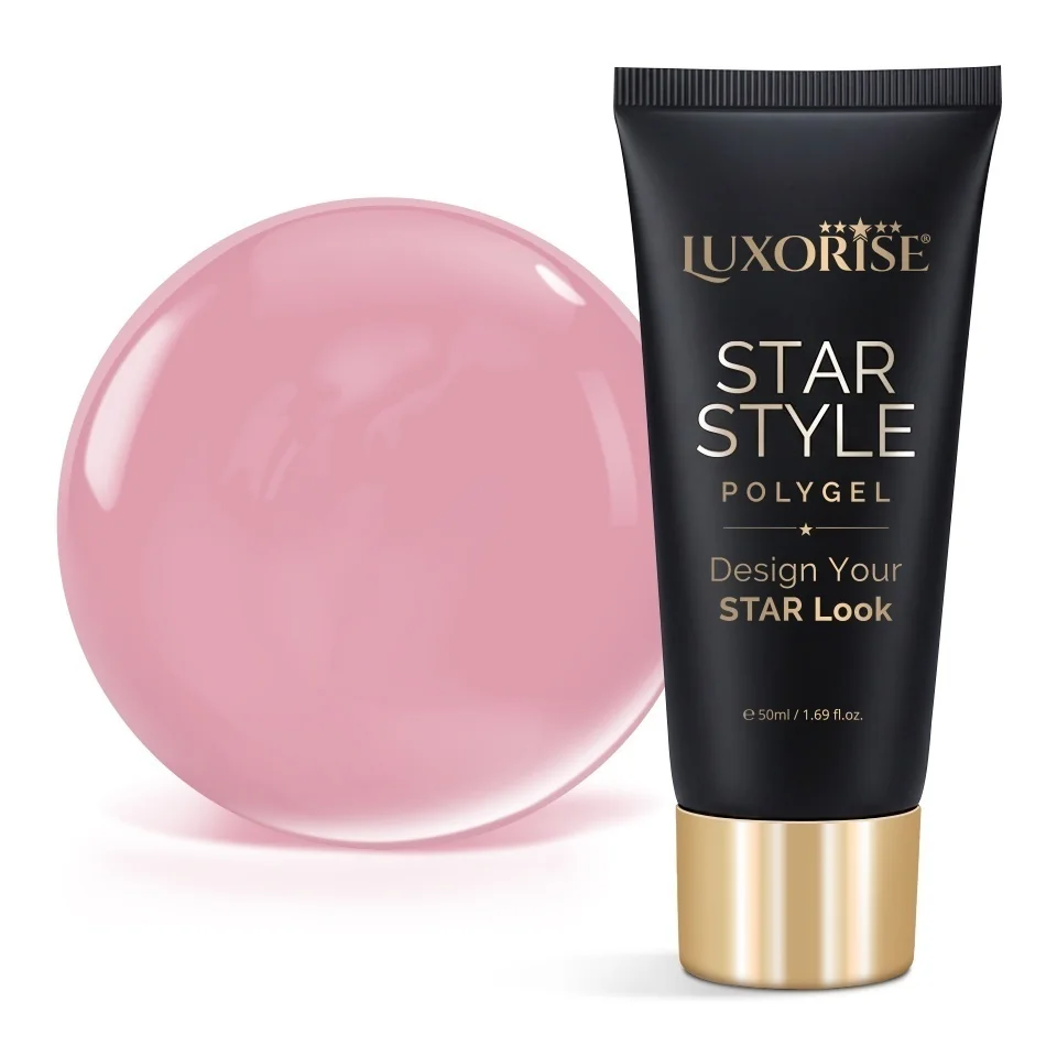 Polygel LUXORISE STAR STYLE - STAR NUDE Collection, Nude Hero, 50ml