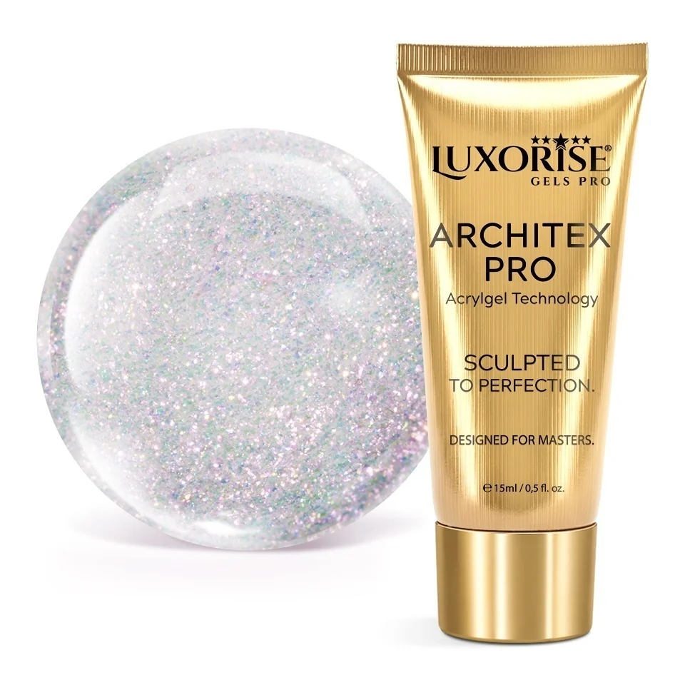 Polygel LUXORISE ARCHITEX PRO - Rare Sensations Collection, Glow Spectrum, 15ml