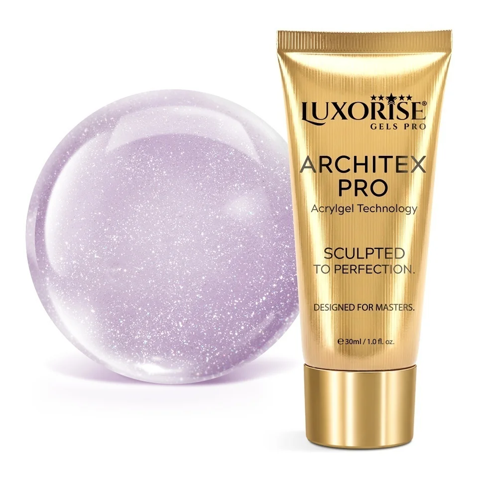 Polygel LUXORISE ARCHITEX PRO - Intense Elegance Collection, Poetry Purple, 30ml