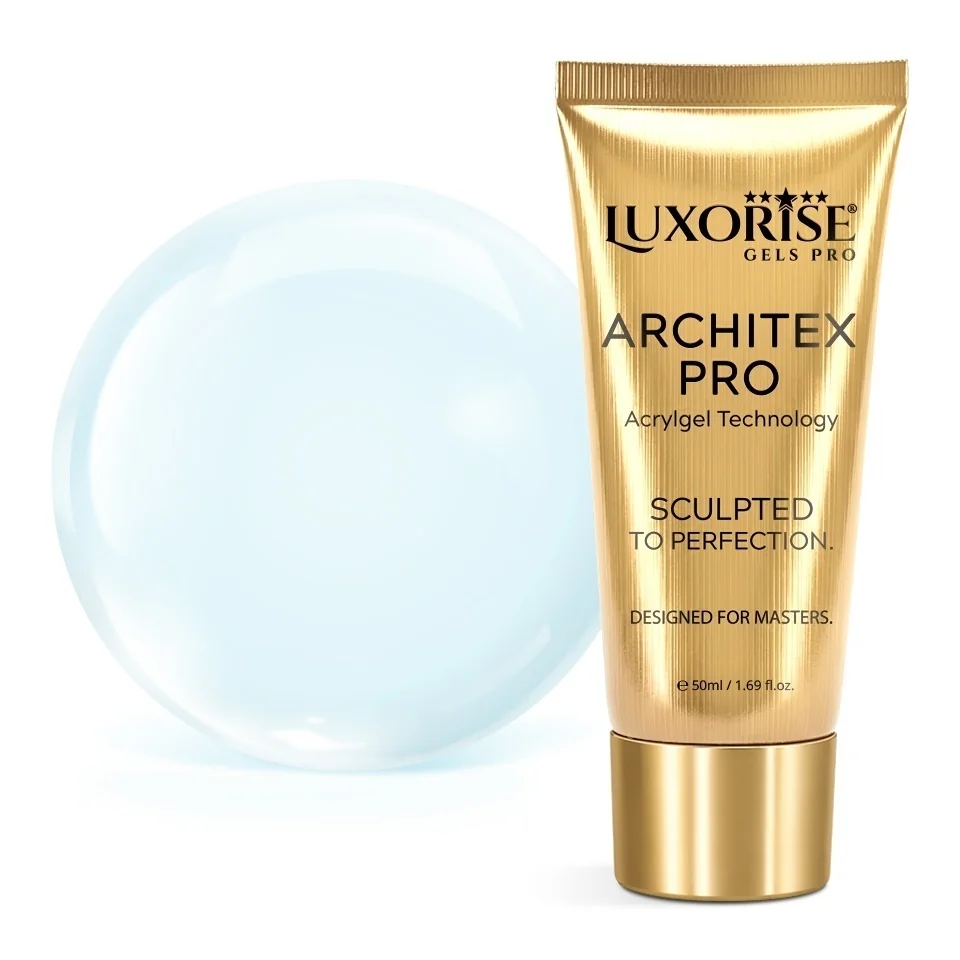 Polygel LUXORISE ARCHITEX PRO - Rare Sensations Collection, Azure Silk, 50ml