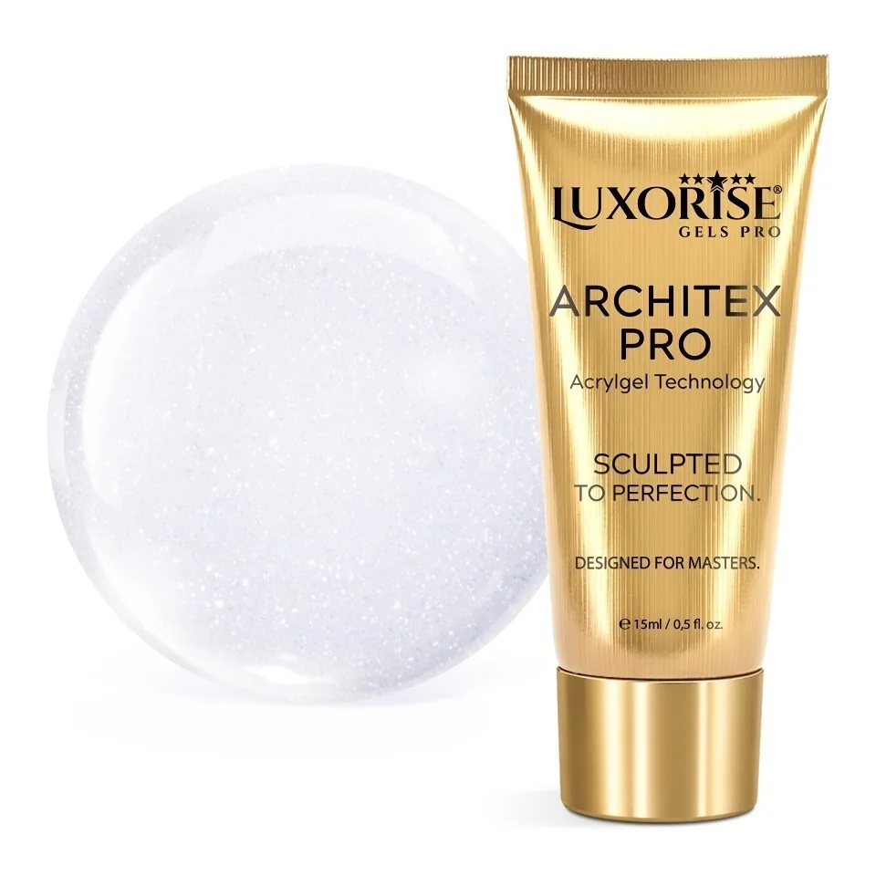 Polygel LUXORISE ARCHITEX PRO - Divine Sheen Collection, Angel Infusion, 15ml