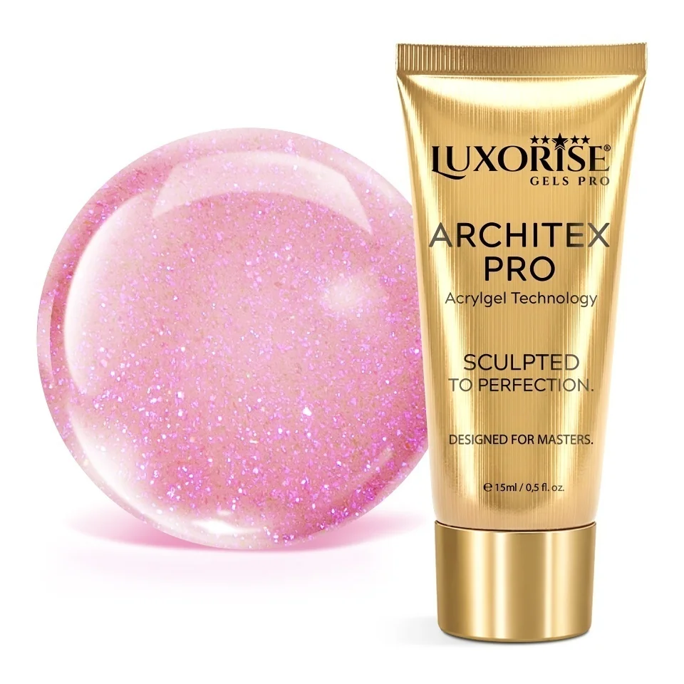 Polygel LUXORISE ARCHITEX PRO - Intense Elegance Collection, Royal Haze, 15ml