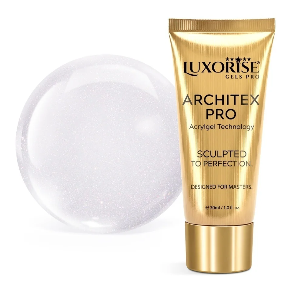 Polygel LUXORISE ARCHITEX PRO - Divine Sheen Collection, Pearl Melody, 30ml