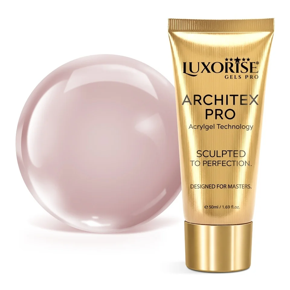 Polygel LUXORISE ARCHITEX PRO - Sculpted Nude Collection, Cashmere Rosé, 50ml