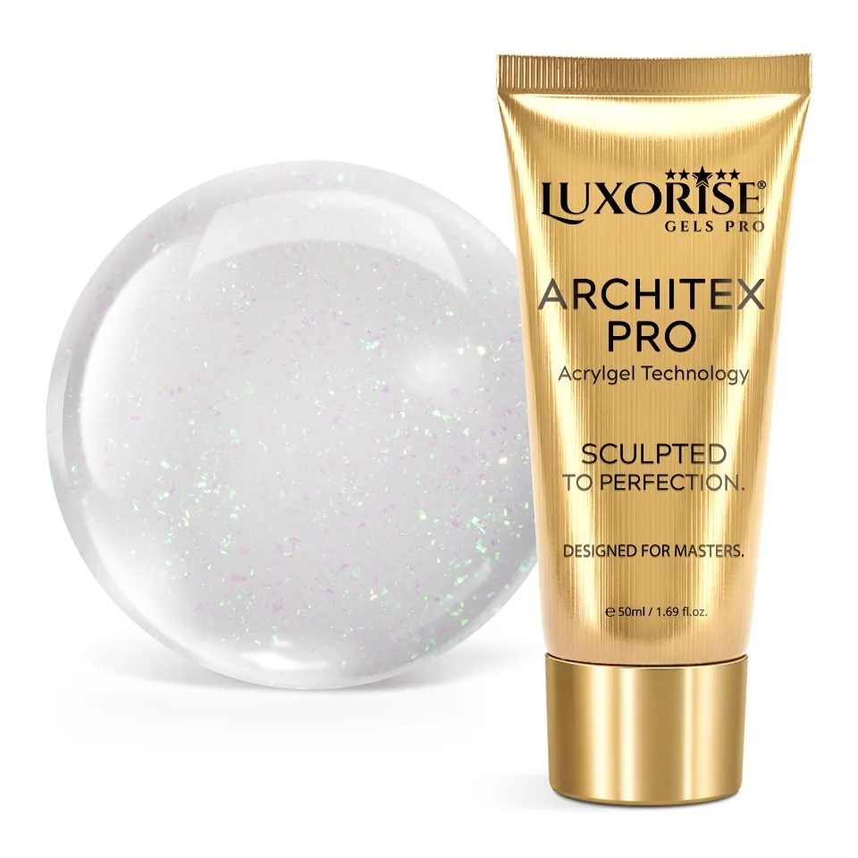 Polygel LUXORISE ARCHITEX PRO - Divine Sheen Collection, Pure Aura, 50ml