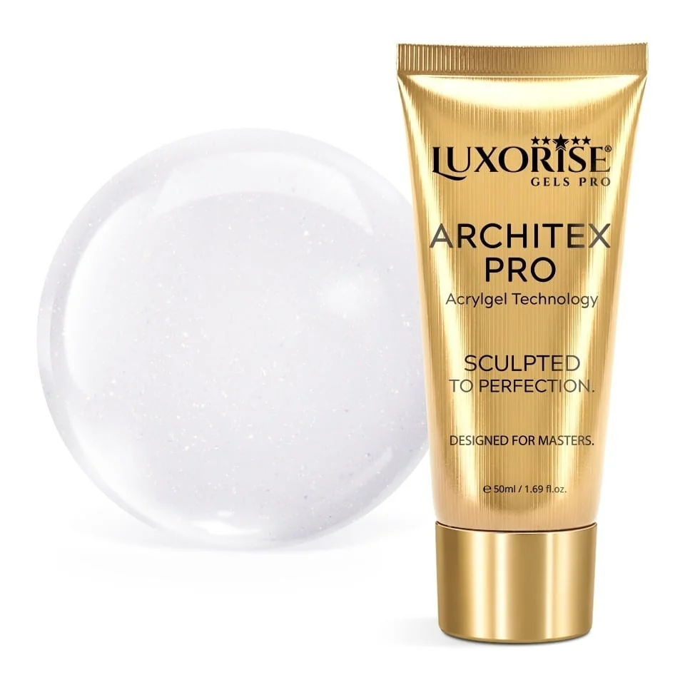 Polygel LUXORISE ARCHITEX PRO - Pure Perfection Collection, Milky Pearl, 50ml