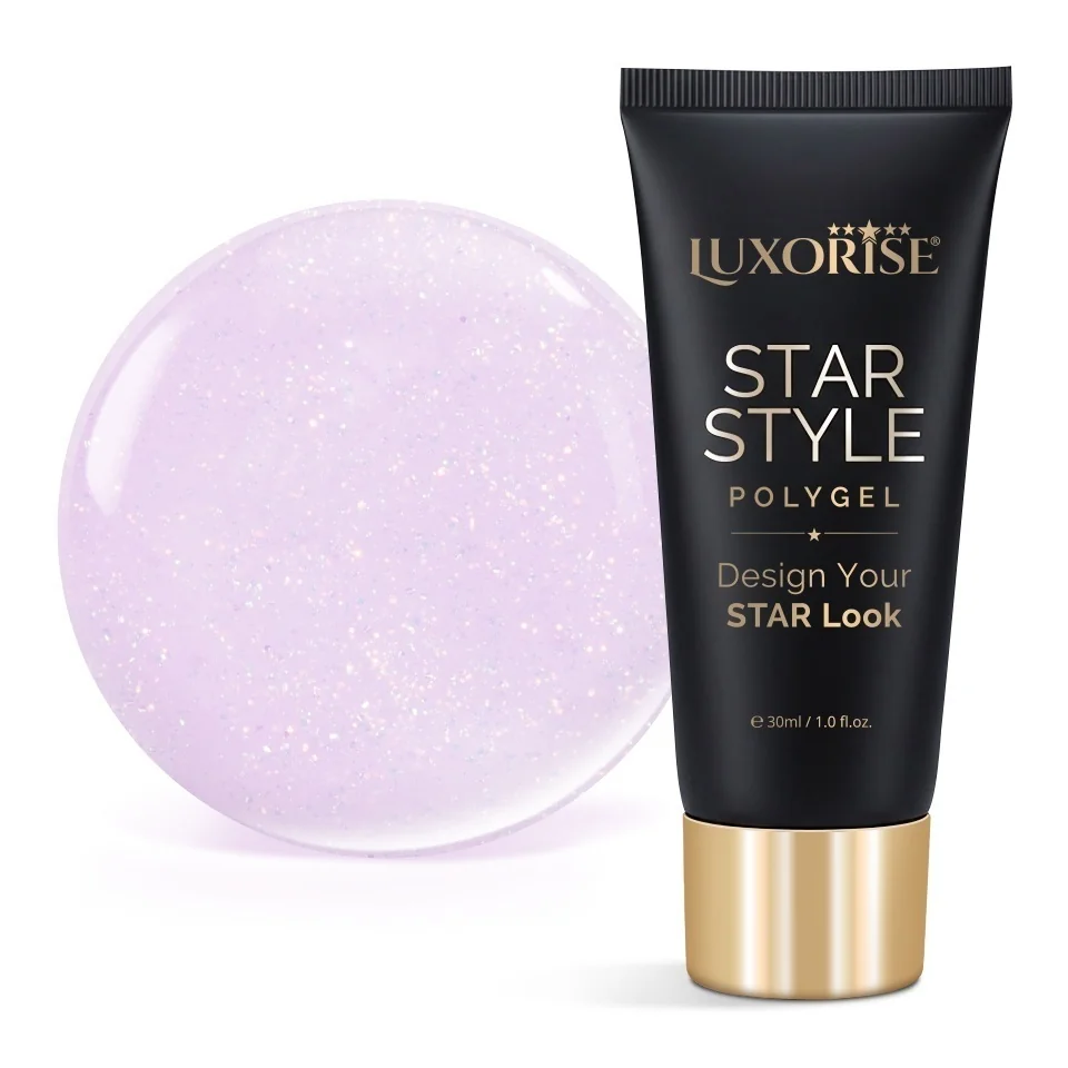 Polygel LUXORISE STAR STYLE - STAR PINK Collection, Pink Pop, 30ml