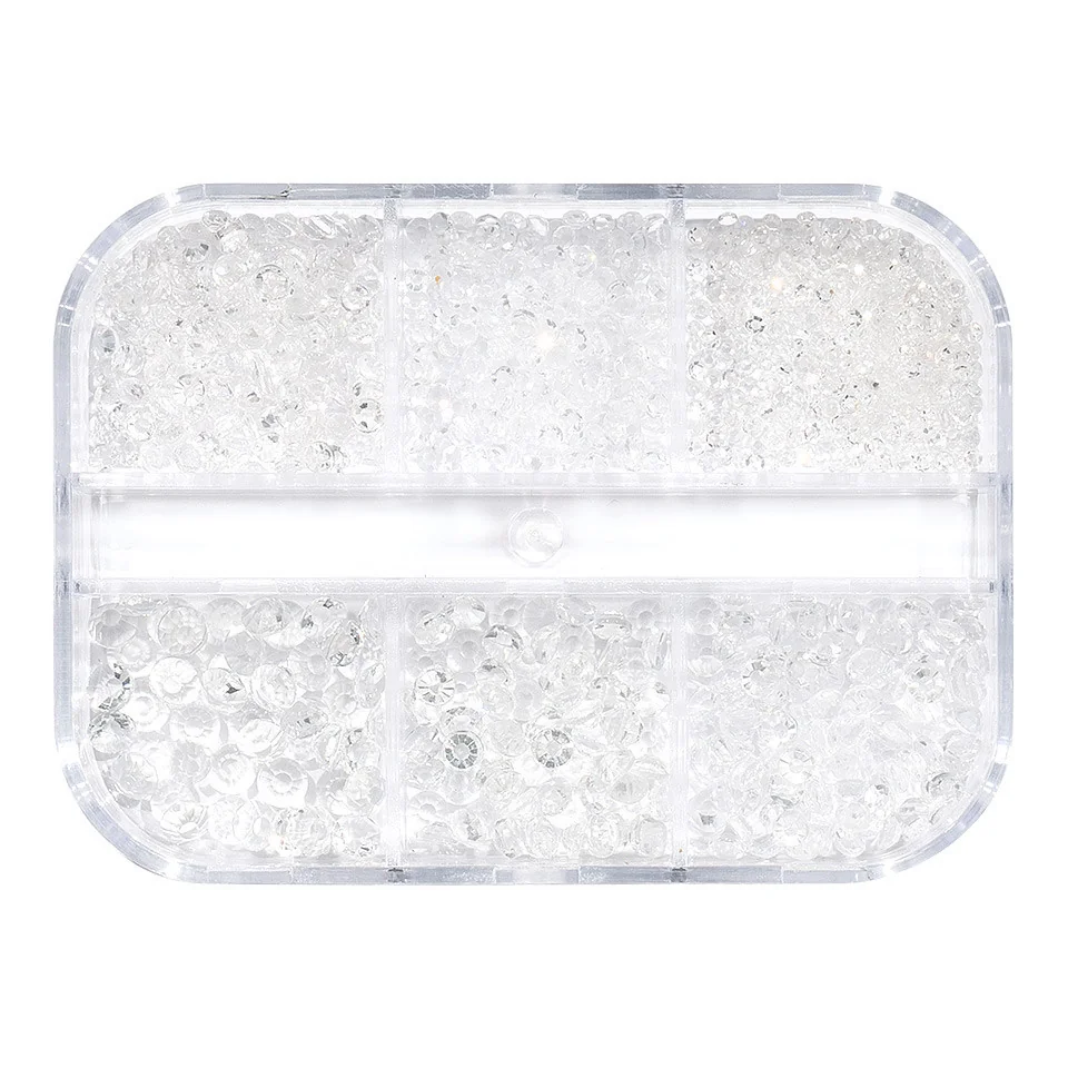 Strasuri Unghii LUXORISE Magic Ice, 6 modele