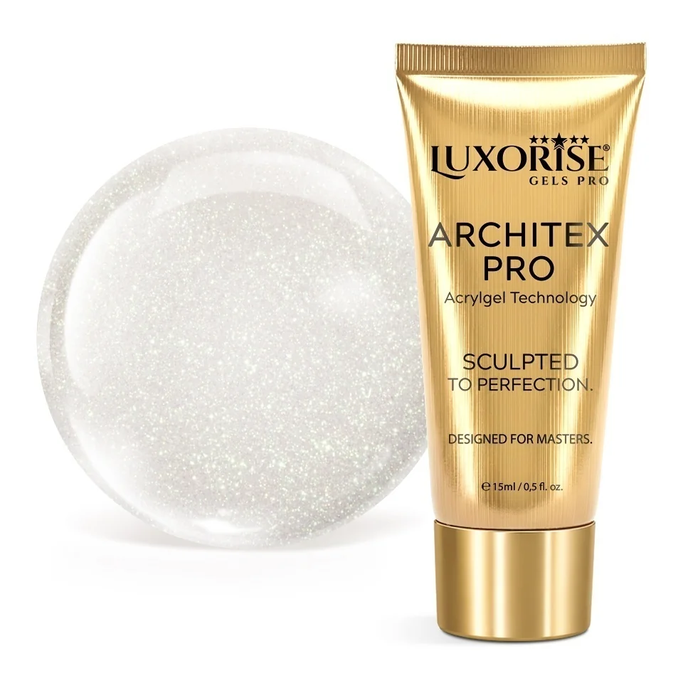 Polygel LUXORISE ARCHITEX PRO - Intense Elegance Collection, Golden Mirage, 15ml
