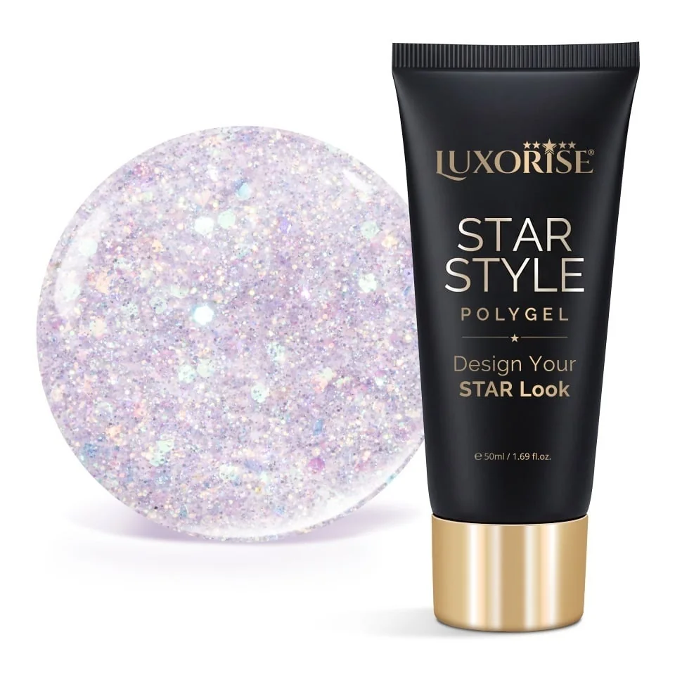 Polygel LUXORISE STAR STYLE - STAR VIBE Collection, Holo Star, 50ml