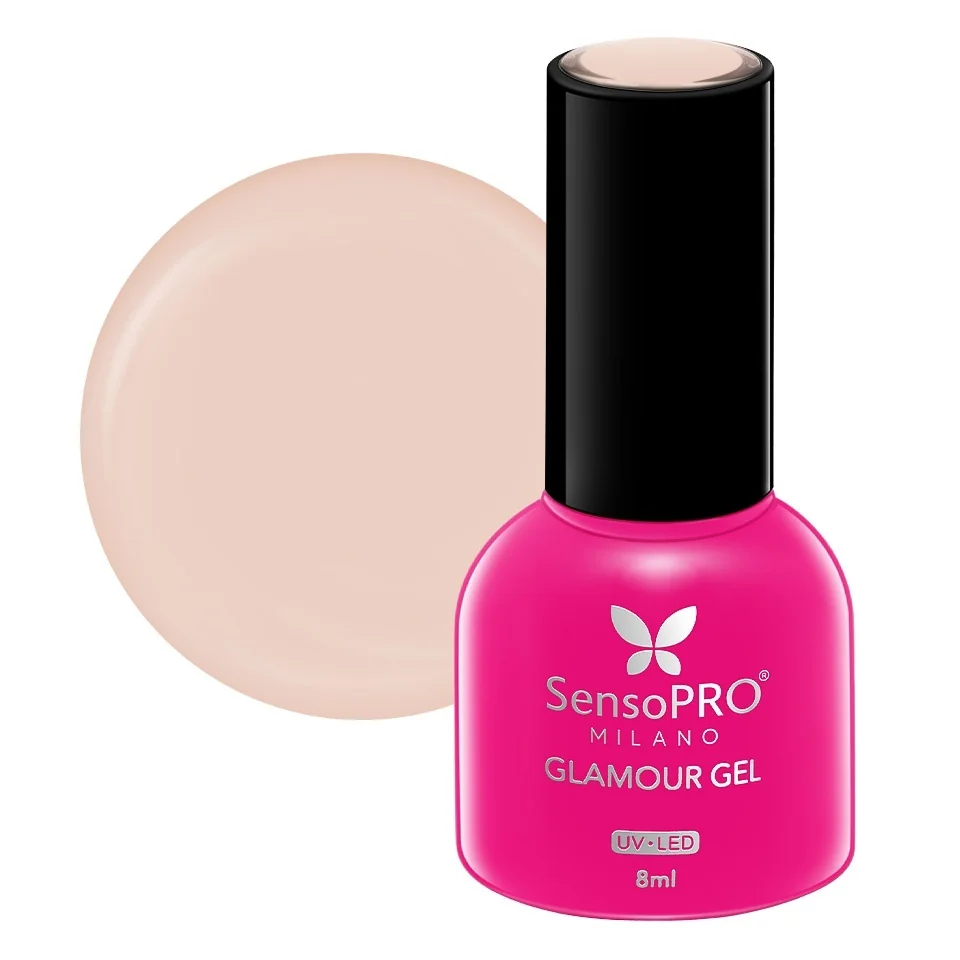 Oja Semipermanenta Glamour Gel SensoPRO Milano 8ml, Perfect Nude #23