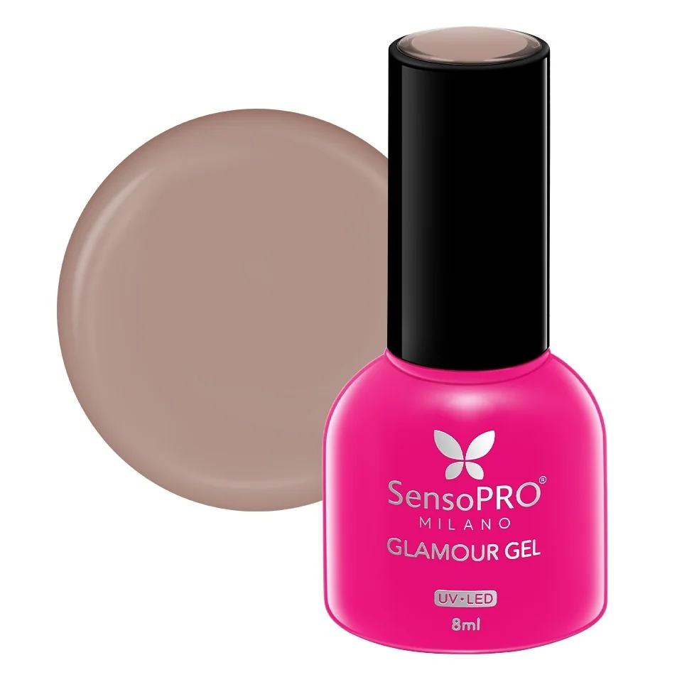 Oja Semipermanenta Glamour Gel SensoPRO Milano 8ml, Choco Wild #26