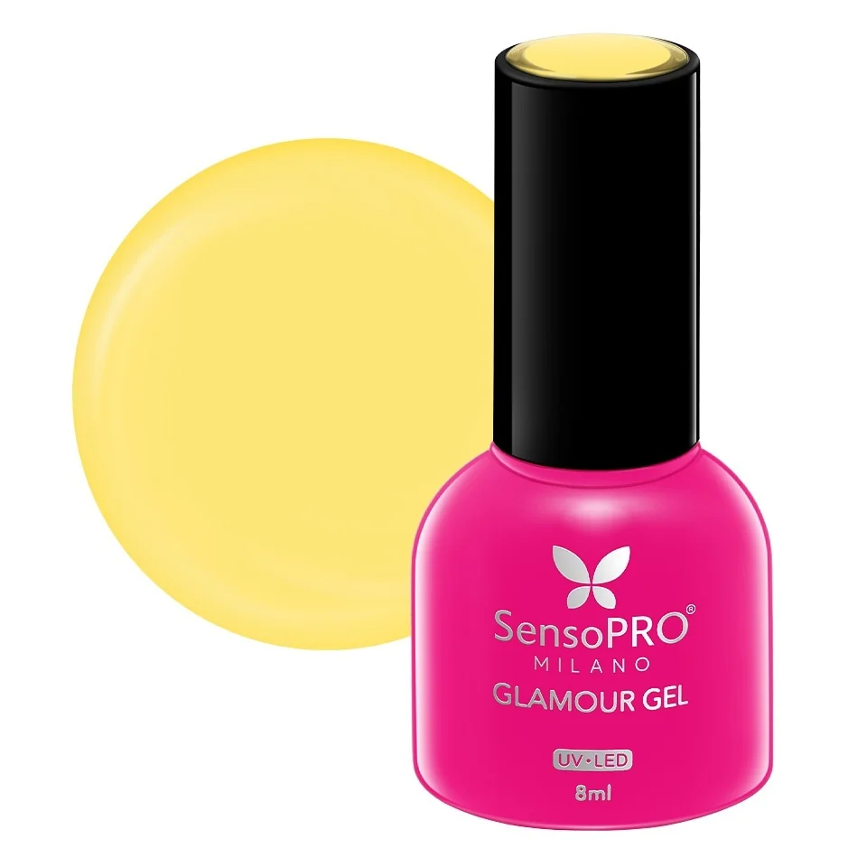 Oja Semipermanenta Glamour Gel SensoPRO Milano 8ml, Wild Sunflower #97