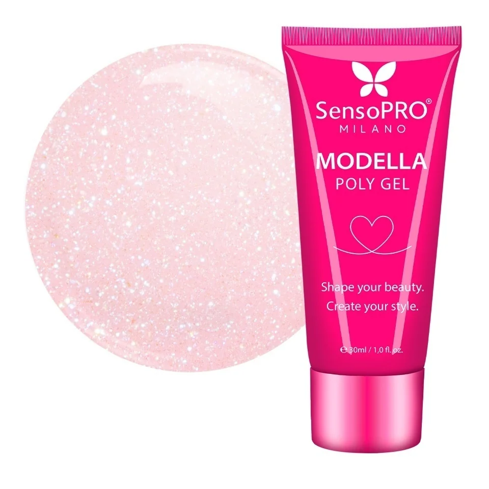 Polygel MODELLA SensoPRO Milano - Fairy Frost, 30ml