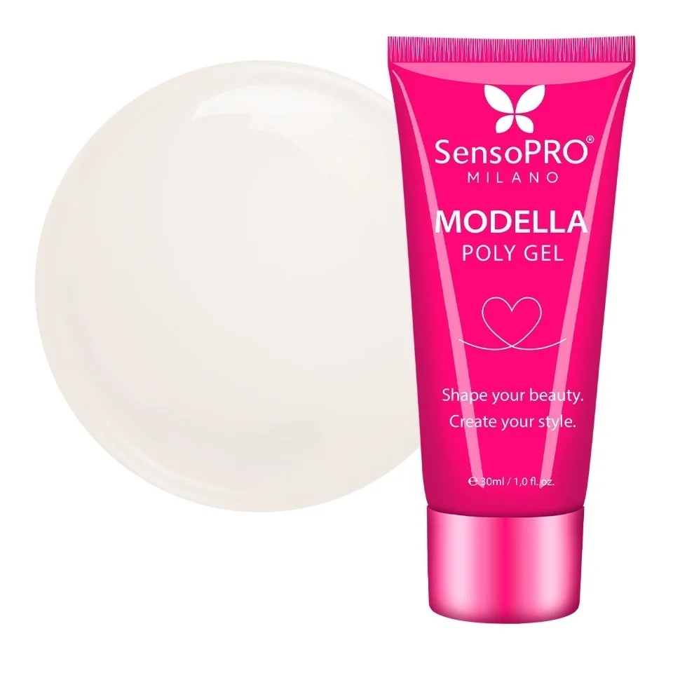 Polygel MODELLA SensoPRO Milano - Peach Cream, 30ml