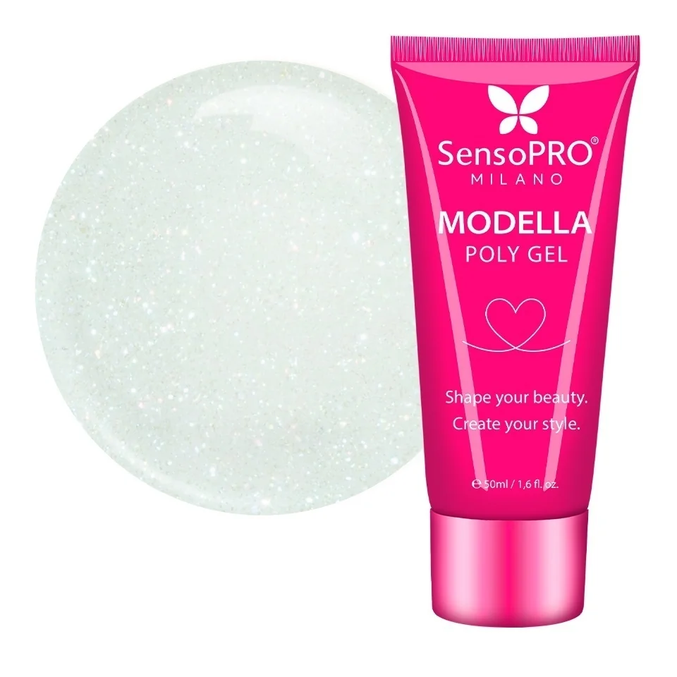 Polygel MODELLA SensoPRO Milano - Mint Mirage, 50ml