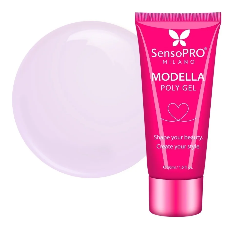 Polygel MODELLA SensoPRO Milano - Soft Orchid, 50ml