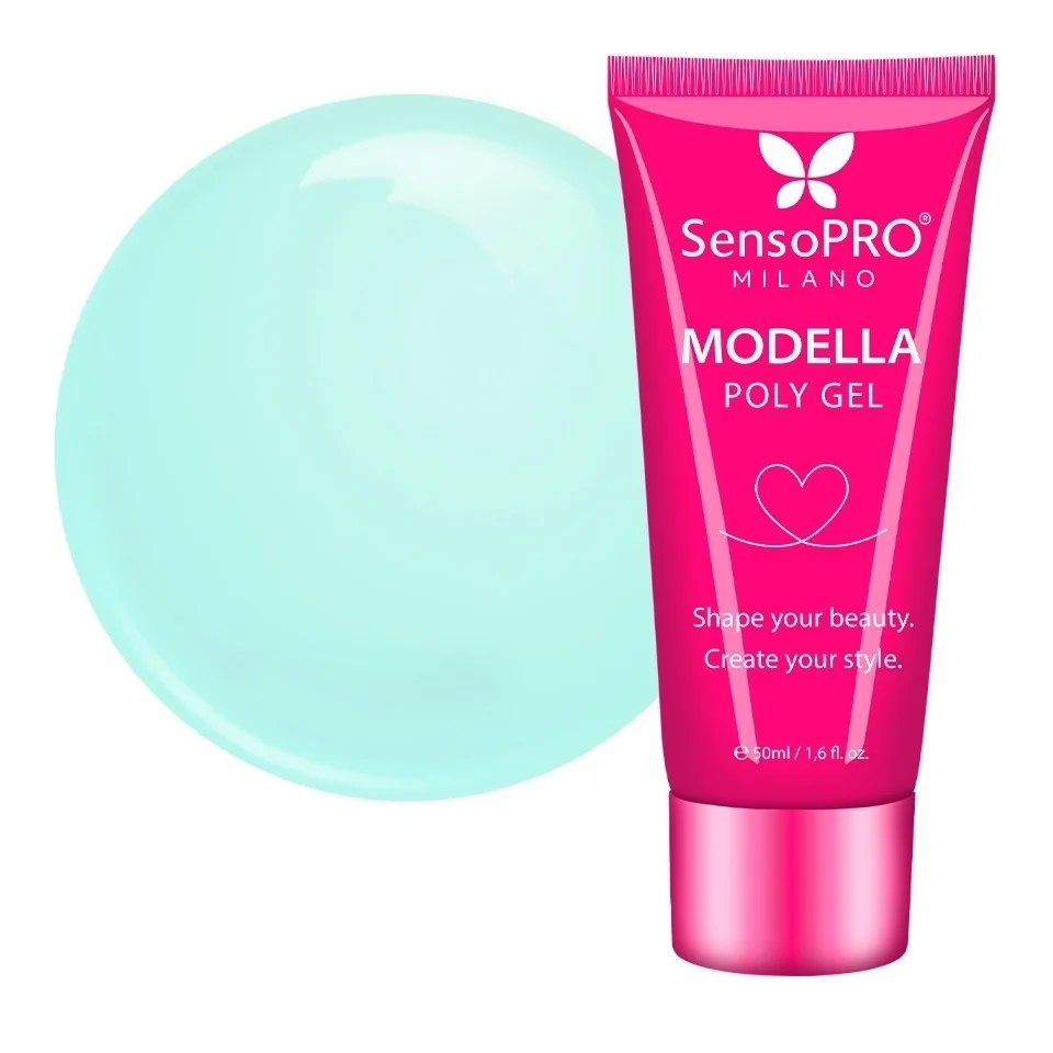 Polygel MODELLA SensoPRO Milano - Soft Mint, 50ml