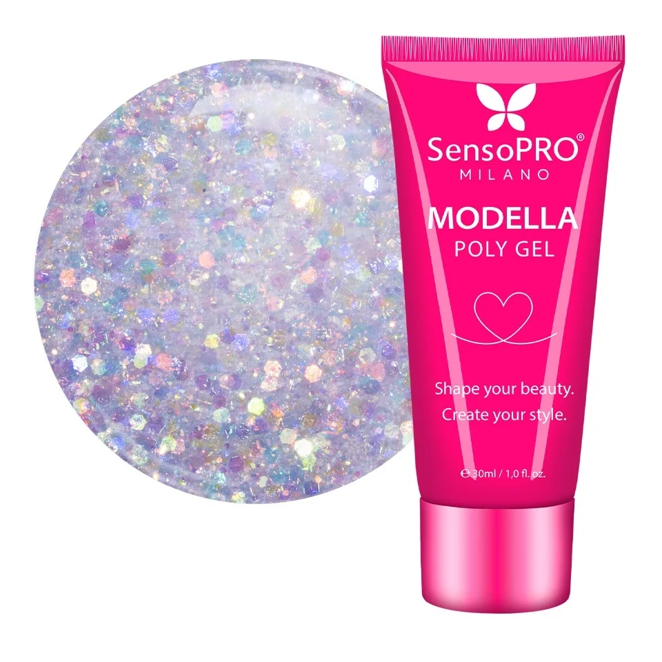 Polygel MODELLA SensoPRO Milano - Starlit Opal, 30ml