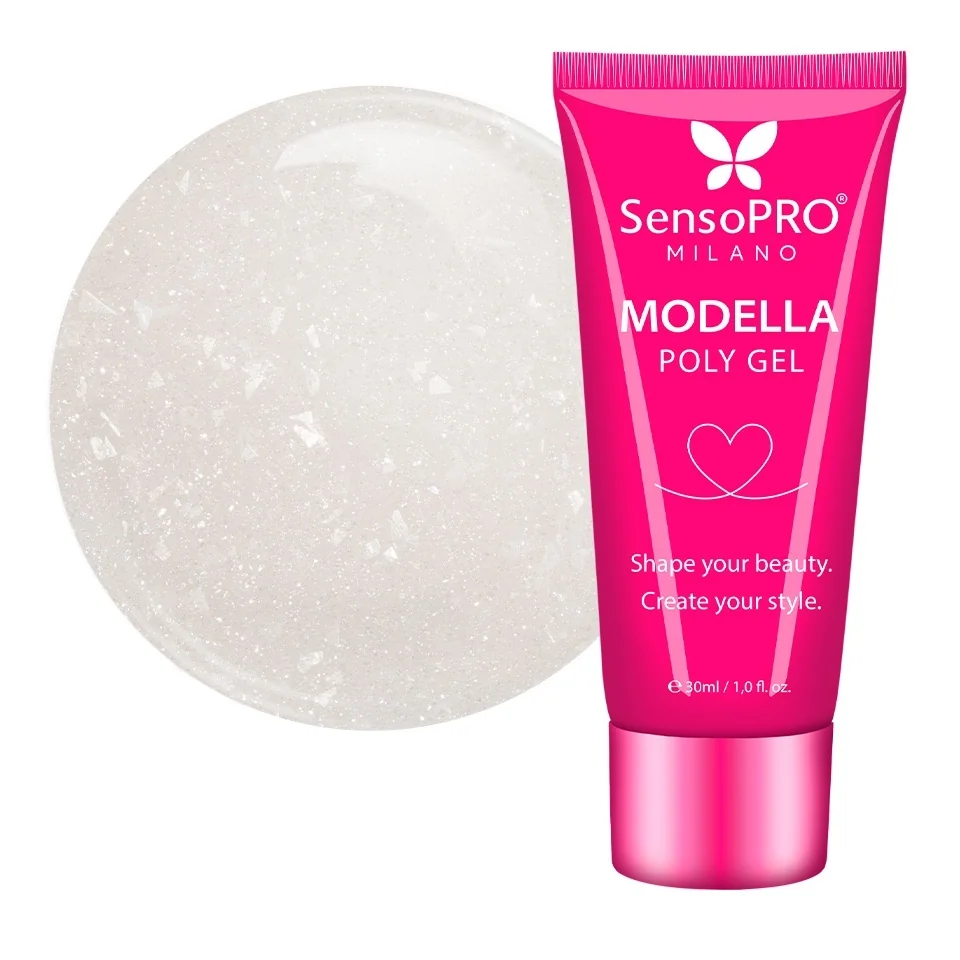 Polygel MODELLA SensoPRO Milano - Sand Gleam, 30ml