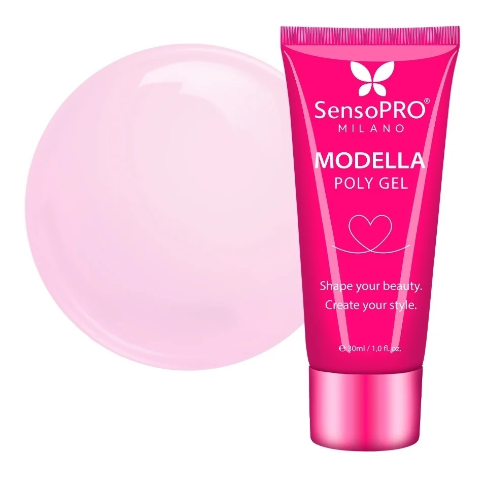 Polygel MODELLA SensoPRO Milano - Warm Rosé, 30ml