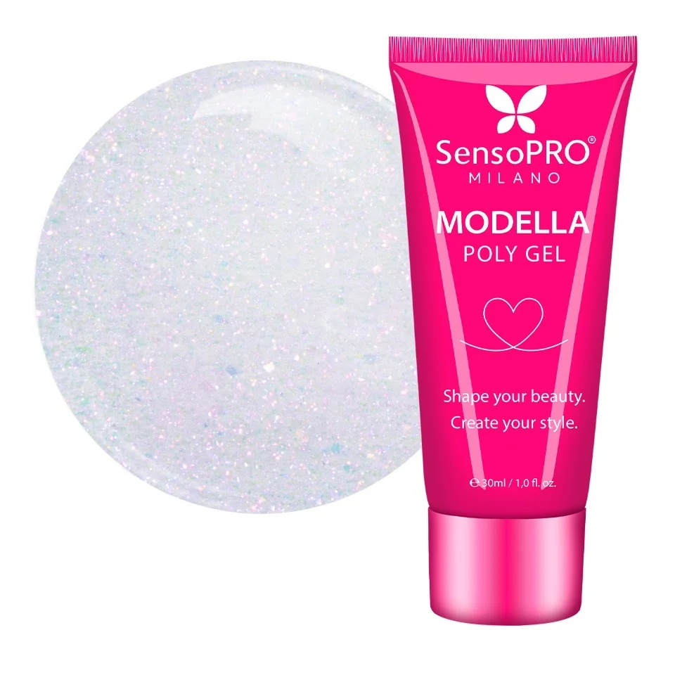 Polygel MODELLA SensoPRO Milano - Lavender Frost, 30ml