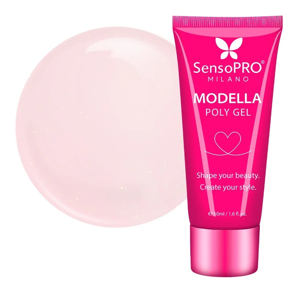 Polygel MODELLA SensoPRO Milano - Milano Blush, 50ml