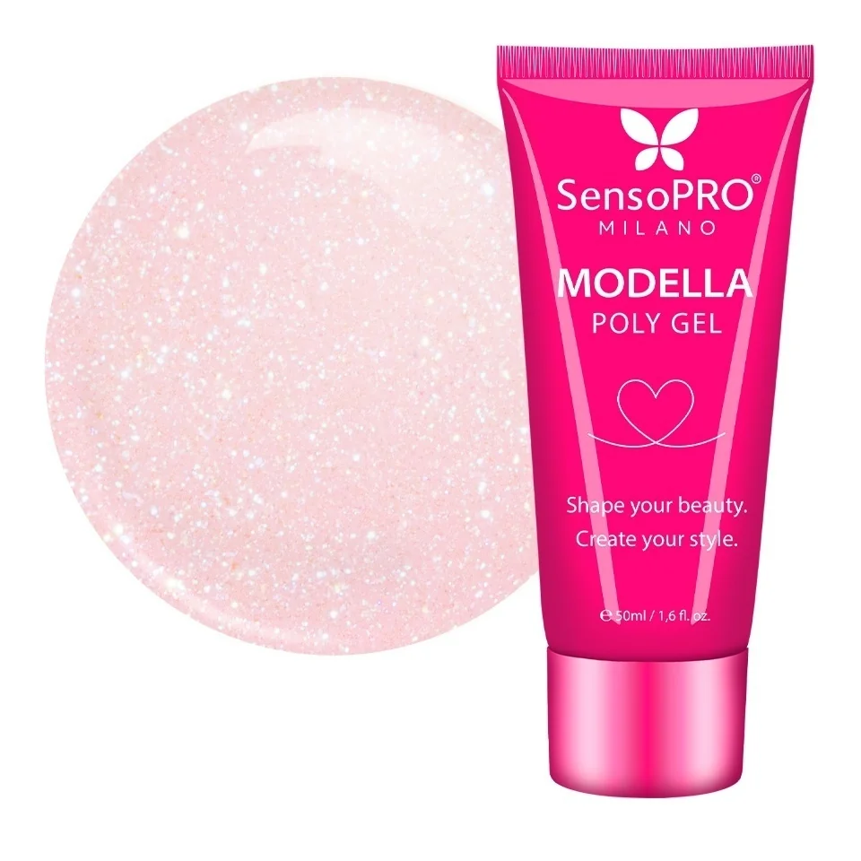 Polygel MODELLA SensoPRO Milano - Fairy Frost, 50ml