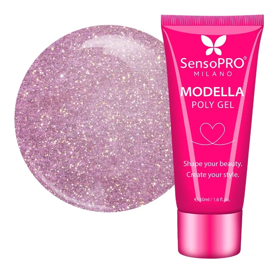 Polygel MODELLA SensoPRO Milano - Taupe Gold, 50ml