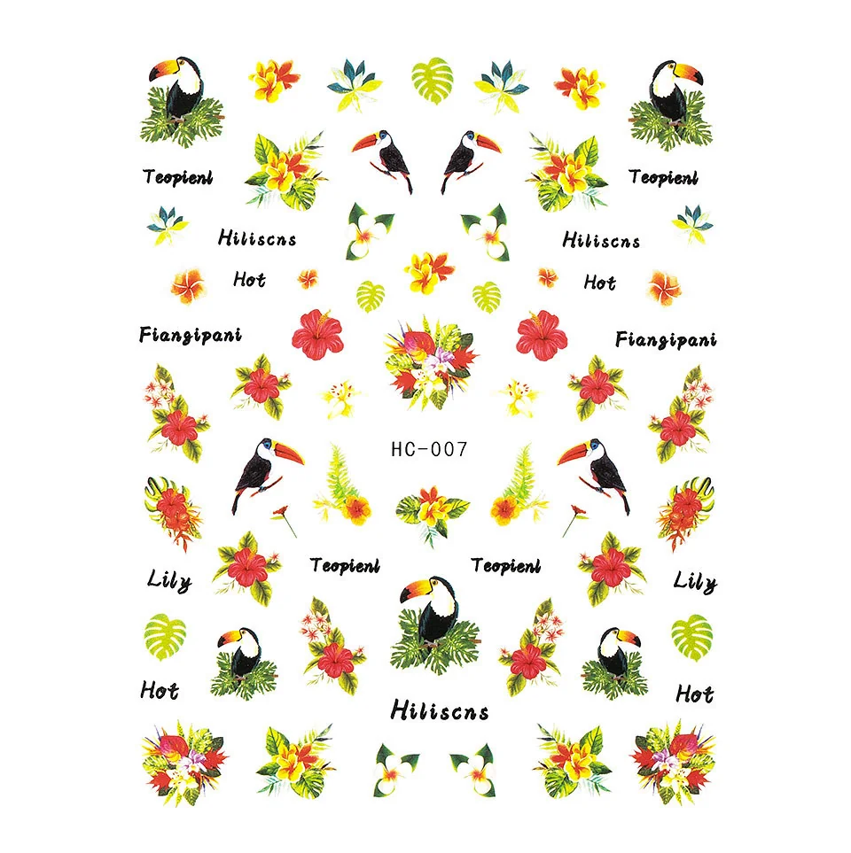 Abtibild Unghii SensoPRO Milano Tropical Music, model HC-007